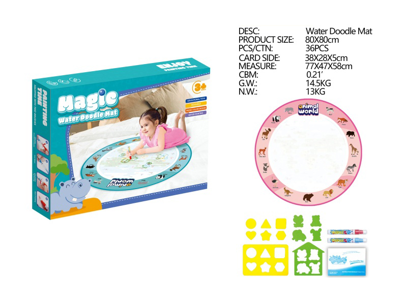 Animals World Theme Magic Water Doodle Mat