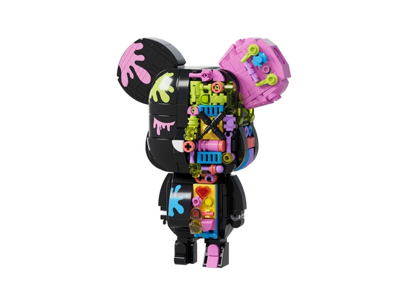 Building Blocks: Be@Rbrick Magnetic Attachment (Cyberblack)