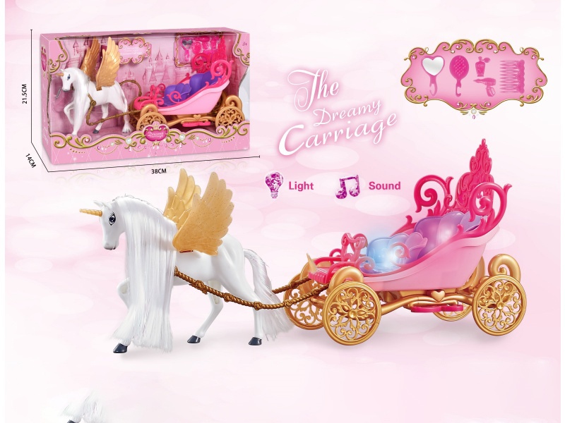 Static Pegasus Float Without Princess (Pink)