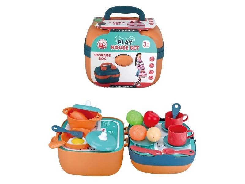 Kitchen Storage Suitcase (Orange)