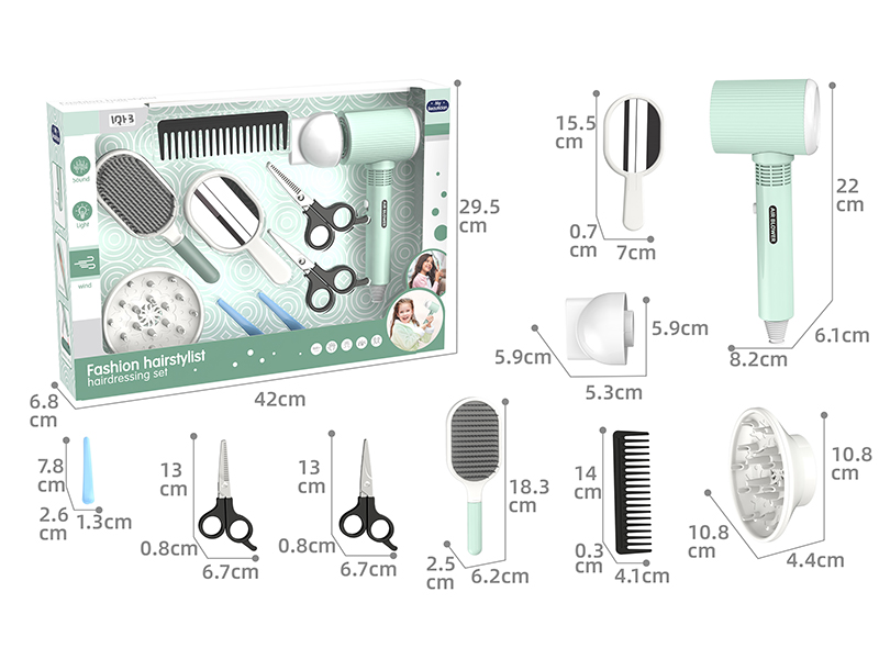 Electric Hair Dryer Fashion Hairstylist Hairdressing Set