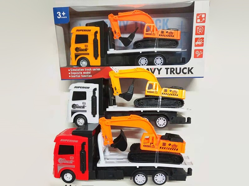 Friction Heavy Truck With Excavator