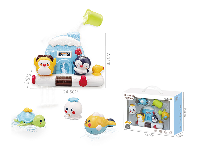 Sprinkle & Spin Fun - Bath Toys
