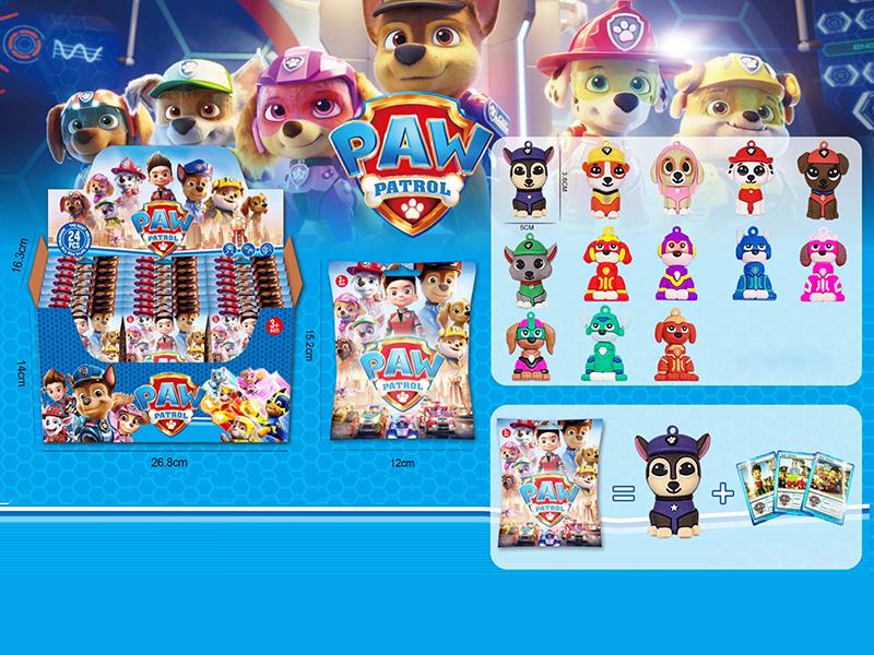 2.5-3" Paw Patrol Figurine Toys Blind Bag 24pcs