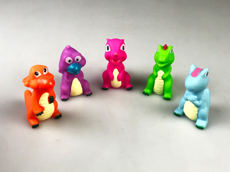 Cartoon Dinosaur Vinyl Finger Puppets