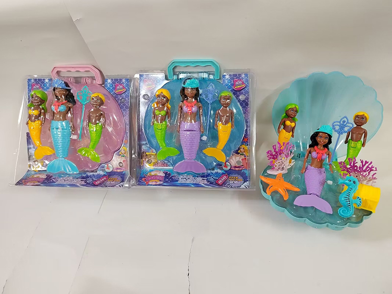 Wind Up Wag Tail Mermaid Set(7.5 Inch + 6 Inch)