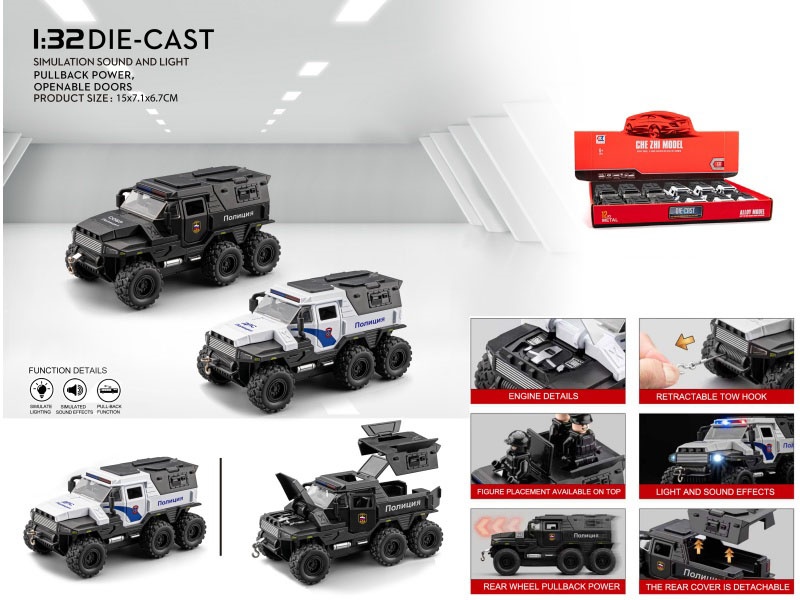 At 1:32, The Soldiers' Armored Russian Police Car