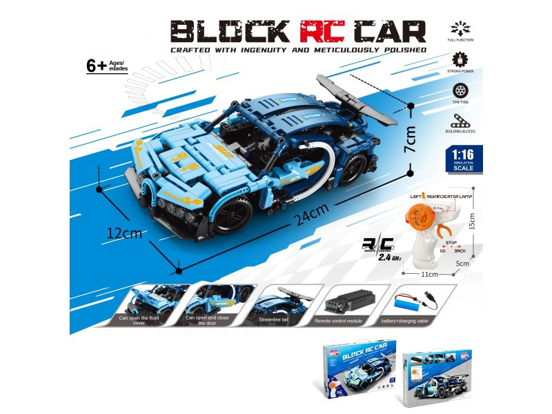 Building Block Of Remote Control Bugatti 433Pcs