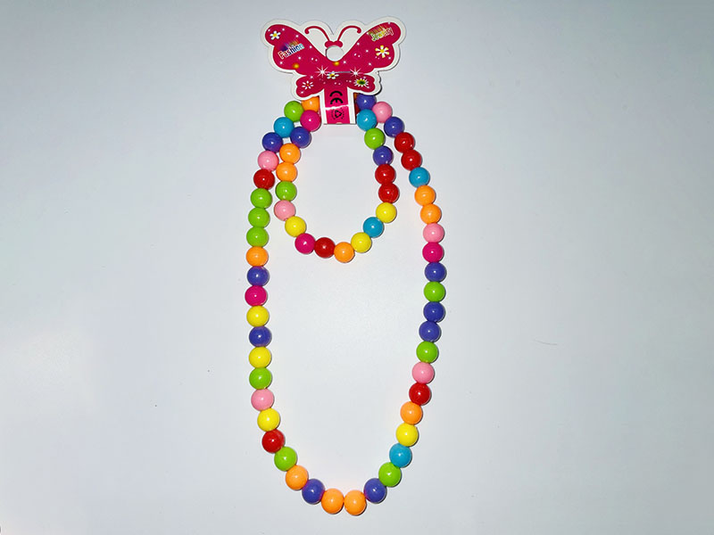Beaded Necklace + Bracelet