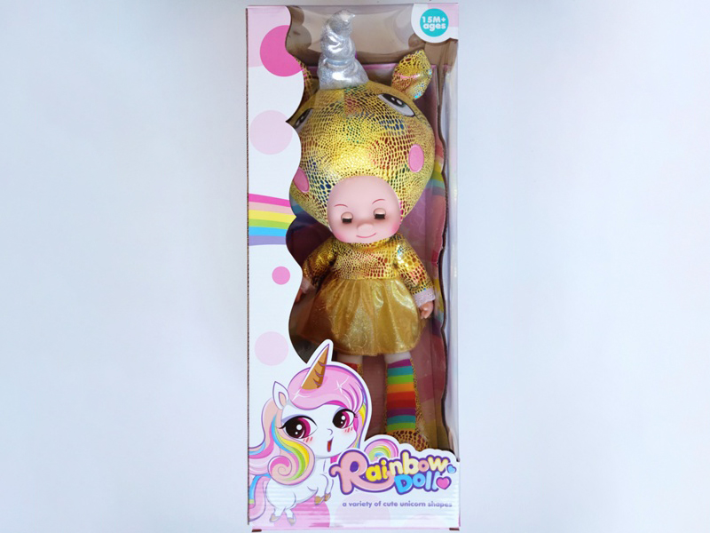 20-Inch Yellow Huancai Music Unicorn (Windowing Color Box)