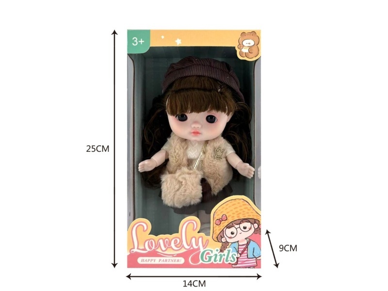 22Cm 3D Real Eye Fun Doll
