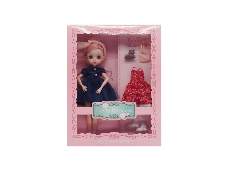 10" Fashion Doll With Clothes