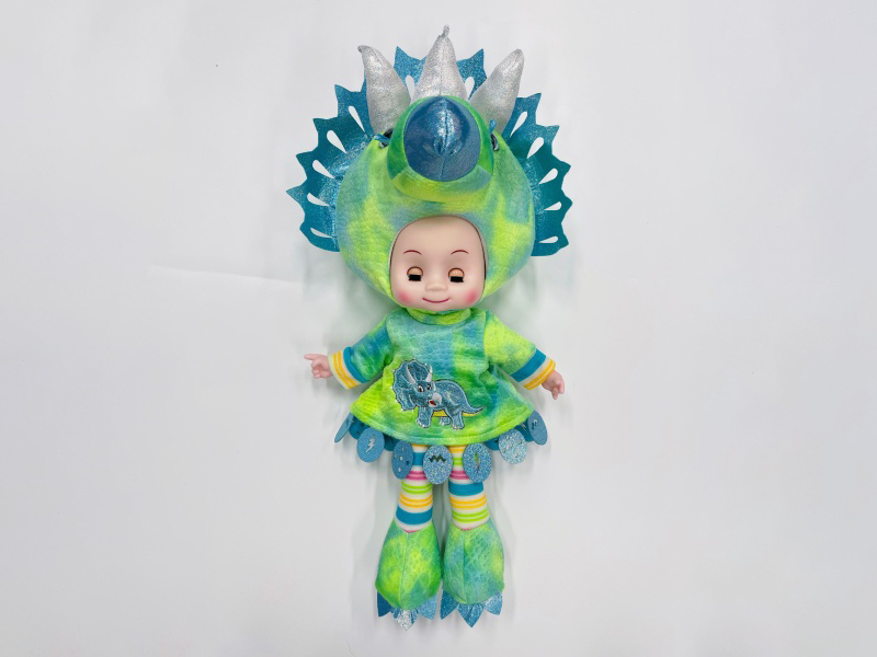 20-Inch Crystal Triceratops Music Doll (Bag)