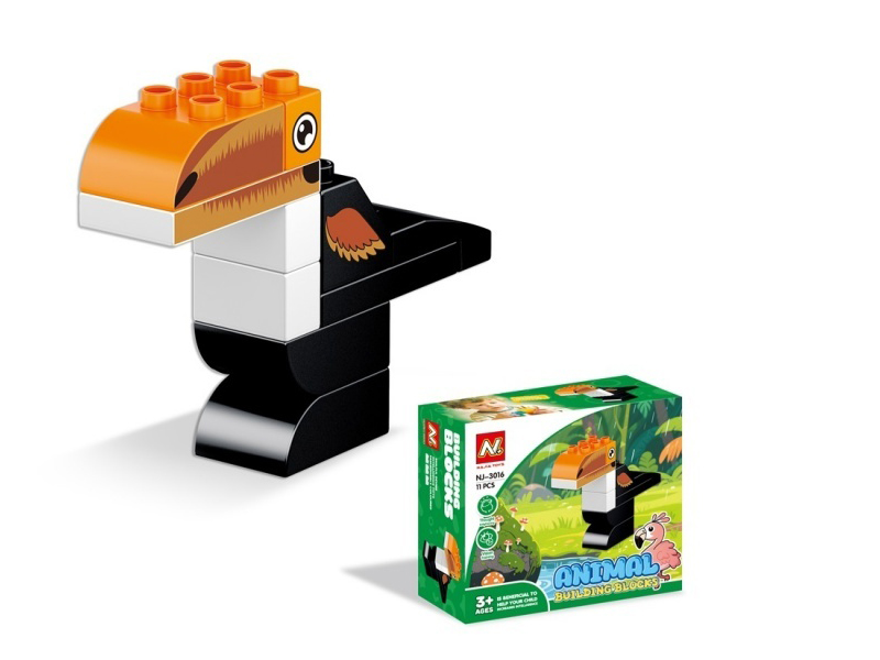 Building Blocks: Woodpecker 11 Pieces