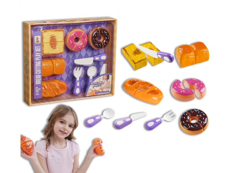"House Play Bread Tableware, Cheele Color Box, Window Box.