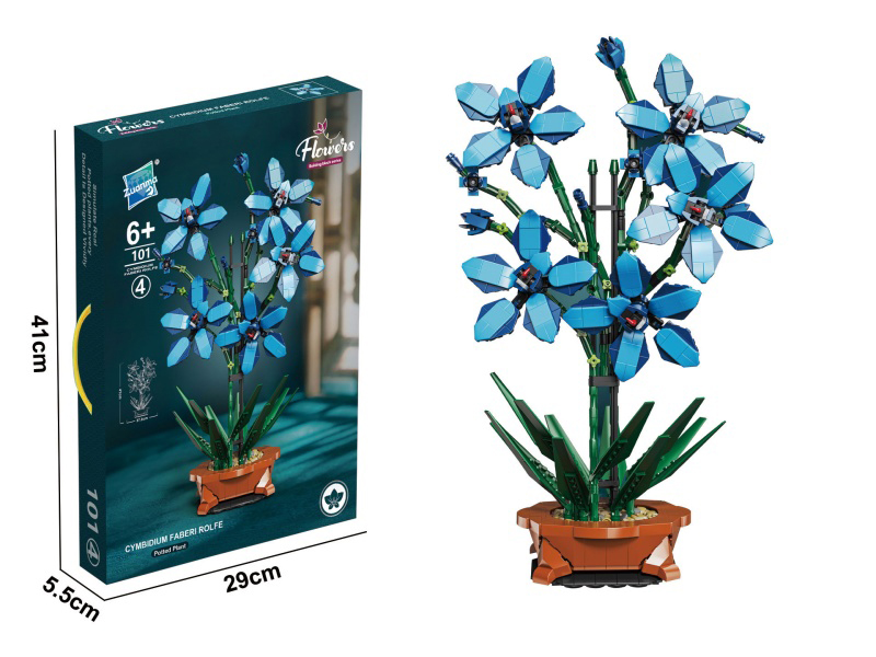 Building Block Potted Orchid Flower (1097Pcs)1097Pcs