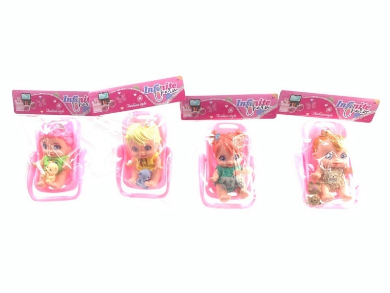 5-Inch Rubber-Lined Large Color Doll Strap Accessory