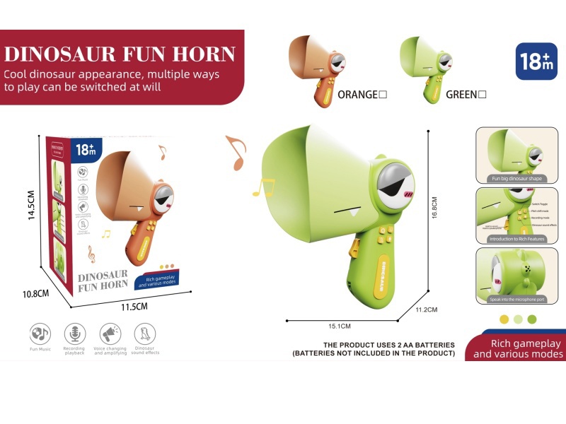The Speaker Of The Dinosaur Transformation Device Can Record 2 Aa Sounds