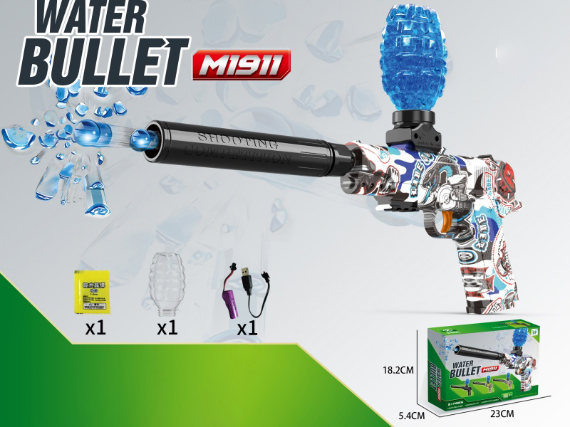 1911 Water Transfer Printing Water Bullet Gun