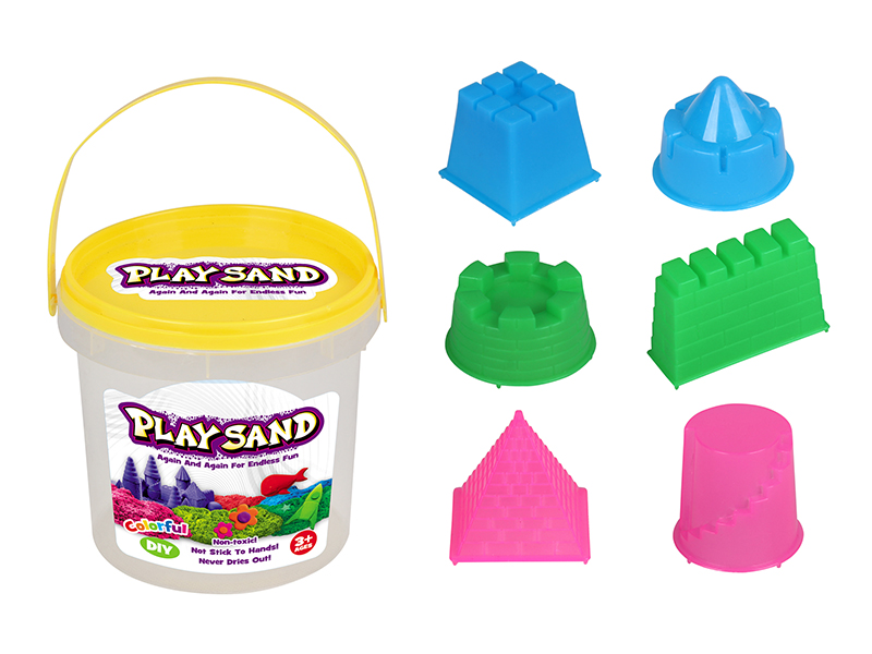 Space Soil Play Set(500G Sand + Castle Accessories)