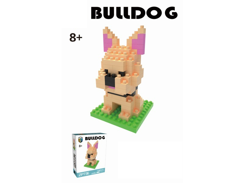 French Bulldog Building Blocks Dog Series 128 PCS