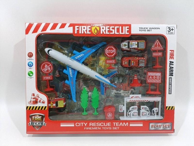 Fire-Fighting Airport Iron Sheet Vehicle Set