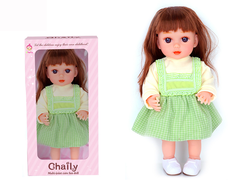 36CM Soft Glue Reborn Baby Doll(Machine Hair Transplant)With Shoes