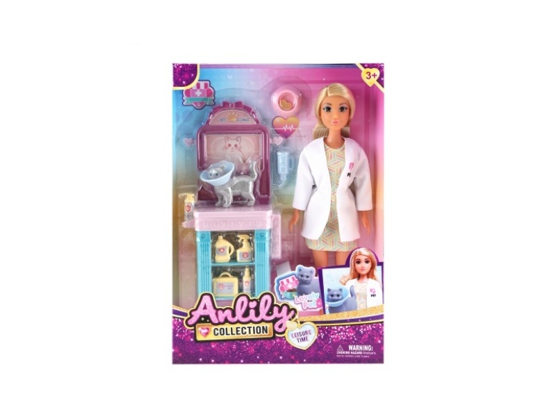 11.5-Inch Solid Doll (Brown Skin Color)