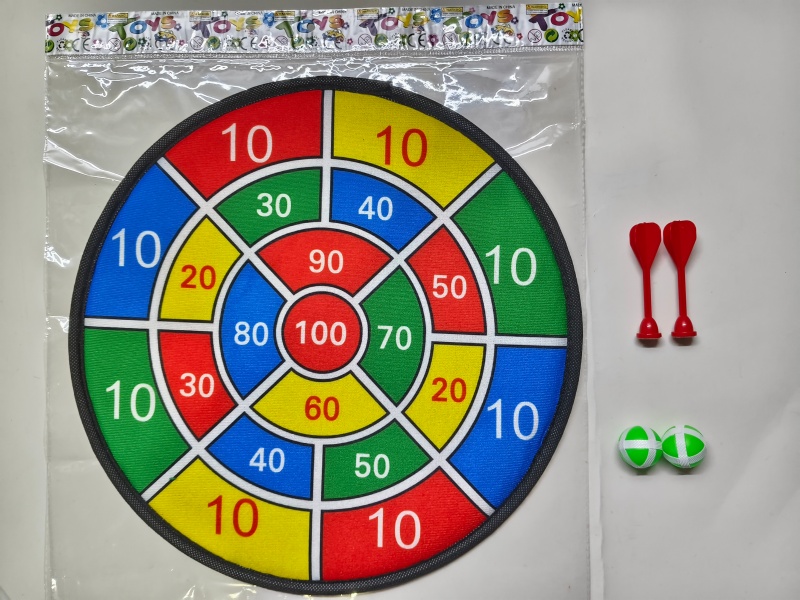36CM Velcro Dartboard With Sticky Ball, Dart