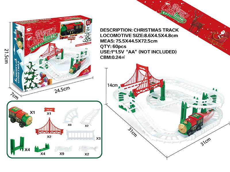 Christmas Rail Train 37pcs