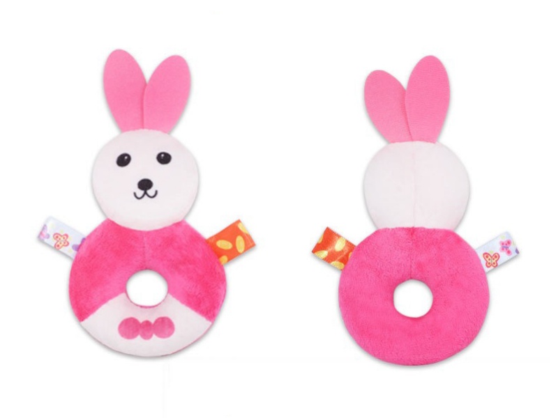 Rabbit Baby Soothing Plush Rattle