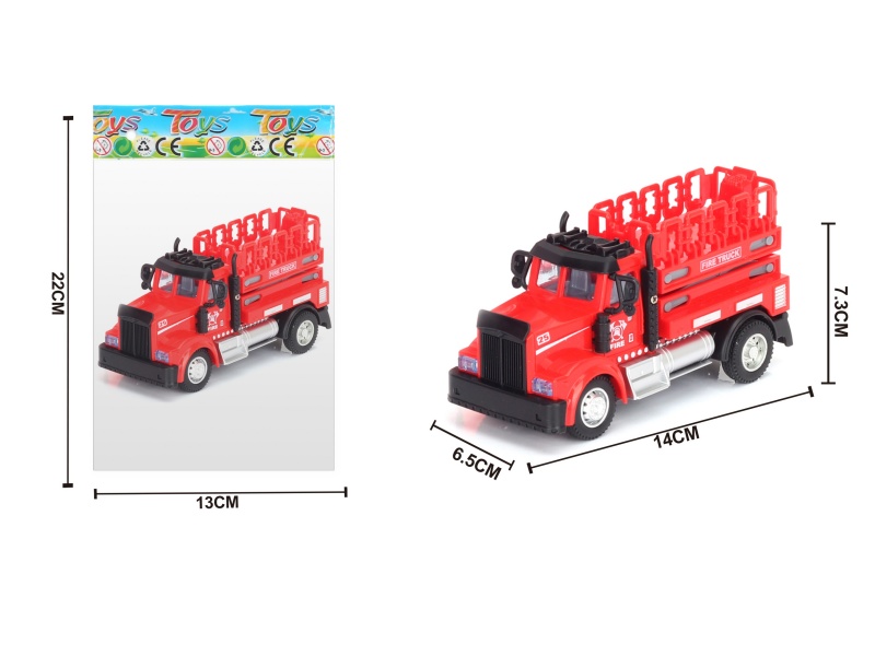 1:64 Huili American-Style Lift Fire Engine
