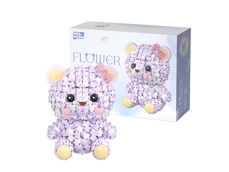 Flower Bear Building Blocks 1988pcs