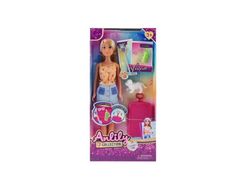 11.5-Inch Solid Doll (Brown Skin Color)