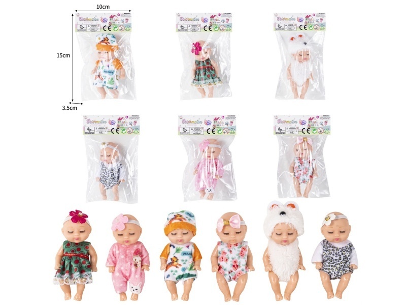 4-Inch Full-Body Sleeping Doll