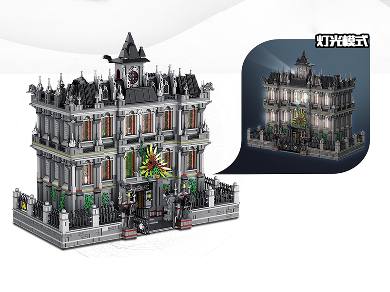 Small Particle Building Blocks - Lunatic Hospital 7537PCS
