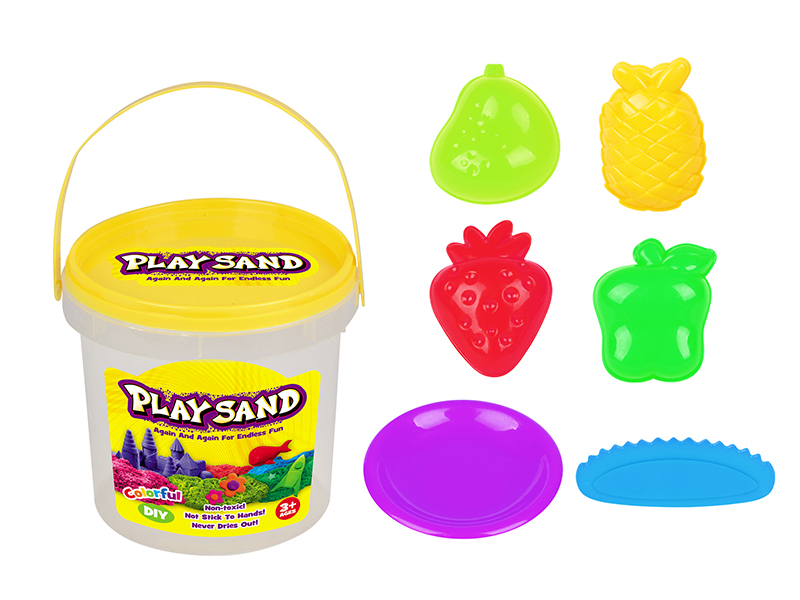 Space Soil Play Set(500G Sand + Fruit Accessories)
