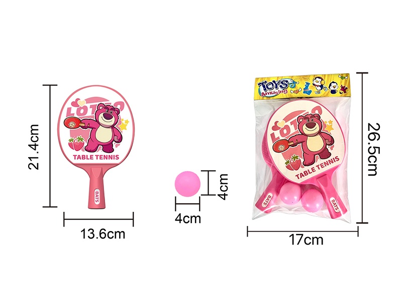 Strawberry Bear Table Tennis