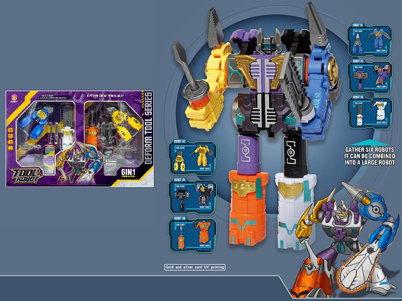 6 In 1 Transformation Tool Robot