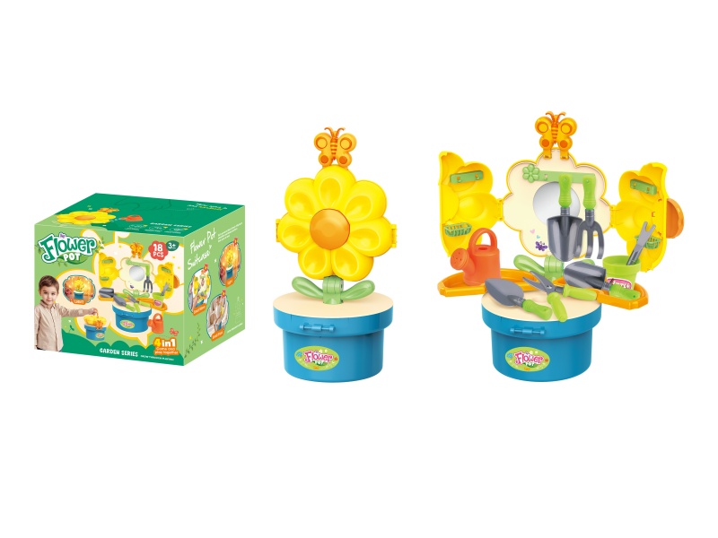 Glowing 4-In-1 Boy Gardening Sunflower