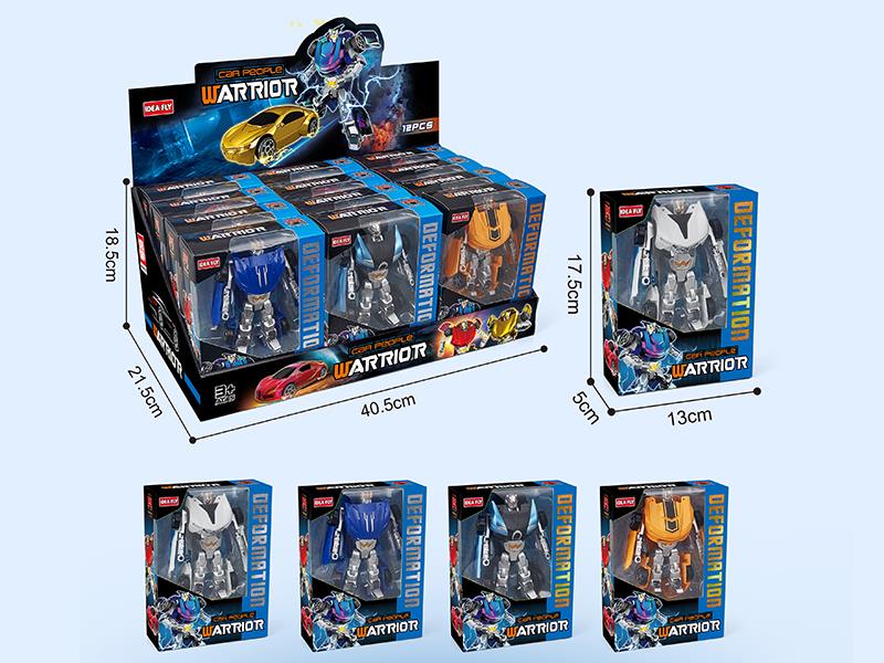 Transformation Car Model Toys 12pcs