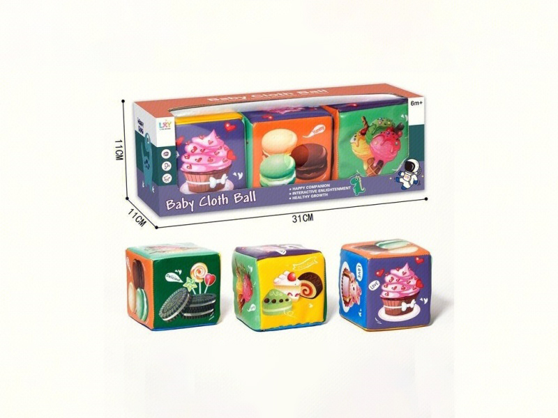 Cotton Ball And Leather Filling: 4-Inch Set, Three-Dessert Sand Ball, Beach Ball, Indoor And Outdoor Cartoon Ball, Soft Ball, Educational Ball, Pvc Ball, Pvc Leather Ball