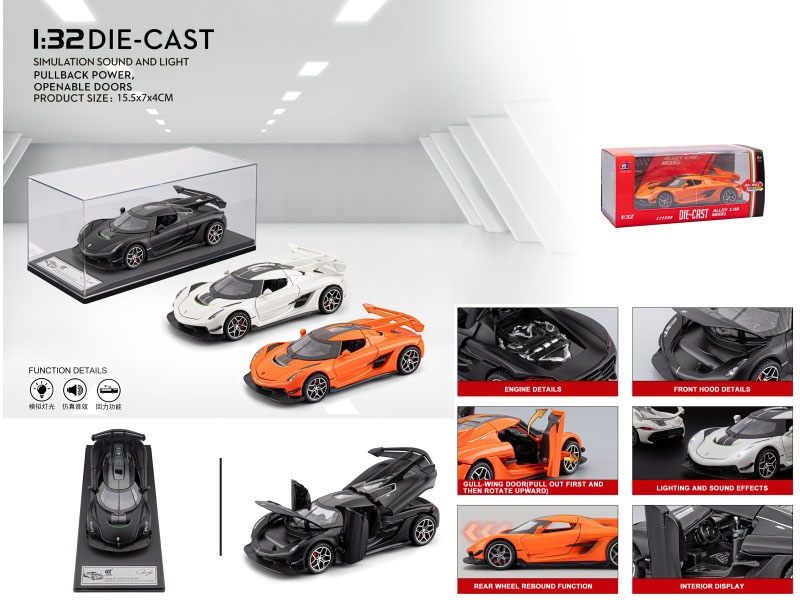 1:32 Koenigsegg Sports Car