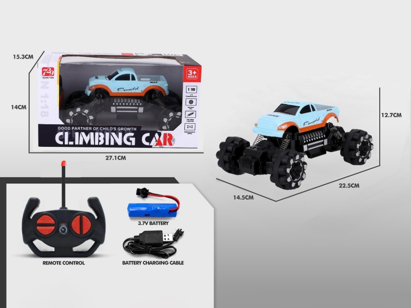 1:18 Bay Color Remote Control Climbing Car