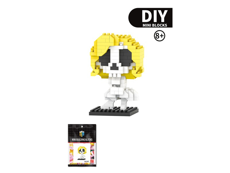 Halloween Series Skull Mary Building Blocks 268PCS