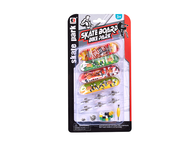 Alloy Finger Skateboard Set