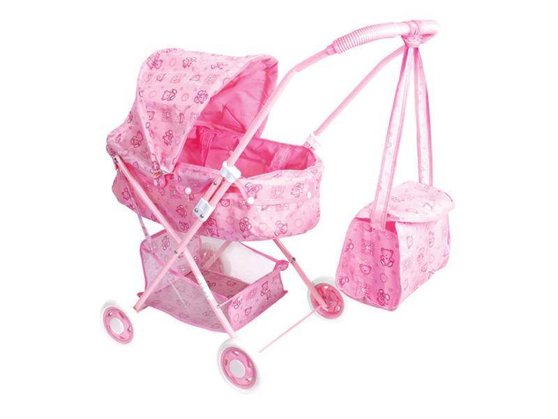 Baby Sunshade Cart And Storage Basket And Handbag (Iron)EVA Wheel