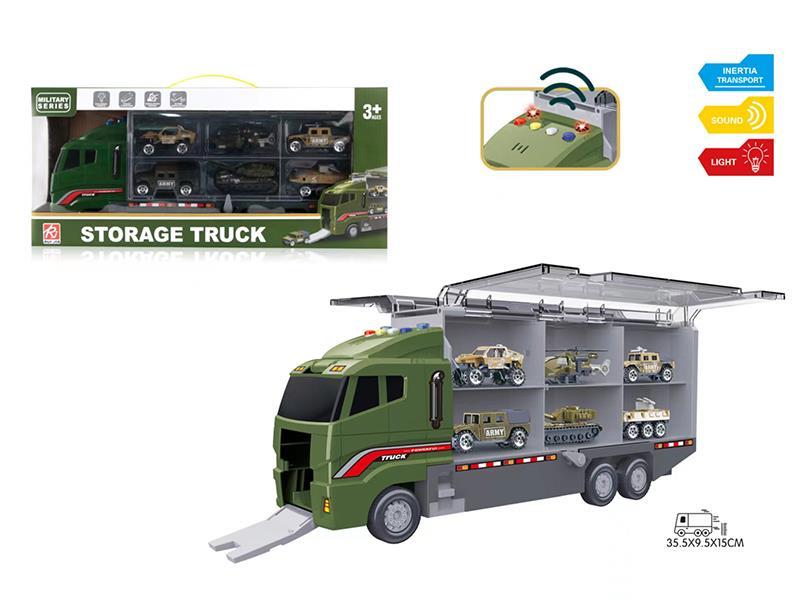 1:16 Military Storage Truck With Sound And Light