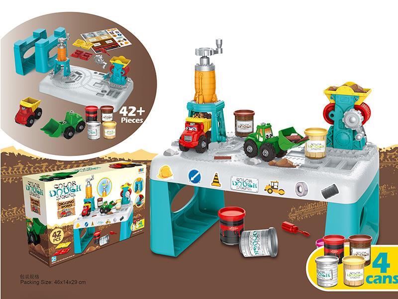 Color Dough Series Digging Works