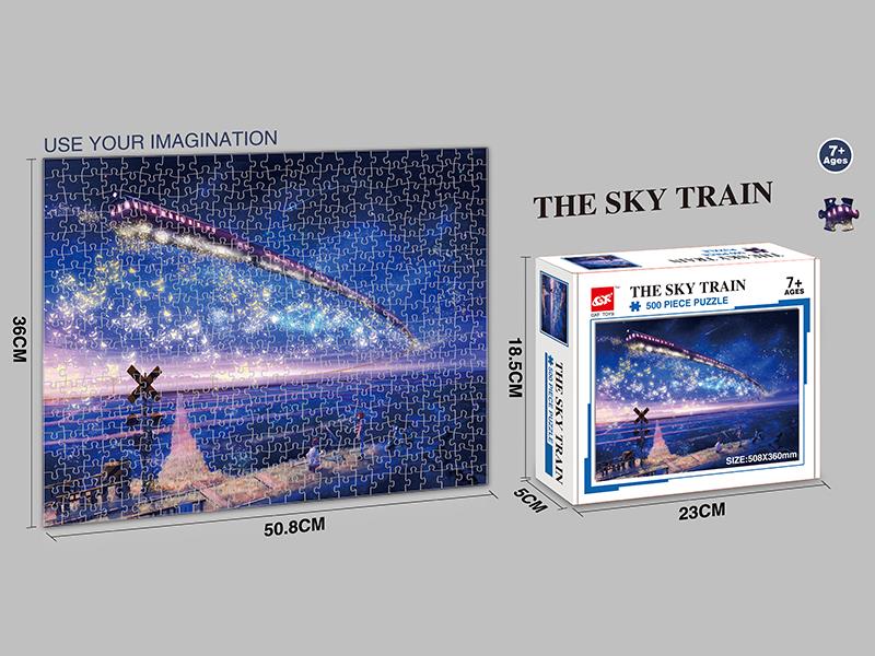 500pcs Puzzle(The Sky Train)
